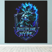 Toile Discipline Plutôt que Battage Bitcoin Crypto État  (Insitu (Plancher de Bois))