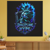 Toile Discipline Plutôt que Battage Bitcoin Crypto État  (Insitu(Salon))