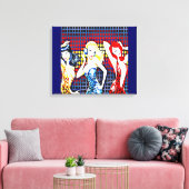 Toile Disco Divas des années 70 (Insitu(Salon))