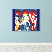 Toile Disco Divas des années 70 (Insitu (Plancher de Bois))