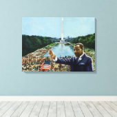 Toile Discours commémoratif 2001 (Insitu (Plancher de Bois))