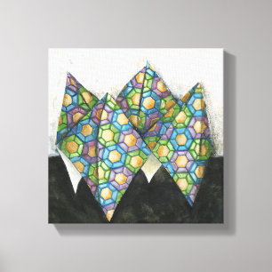 Toile Diseur de bonne aventure d'origami sur le papier