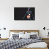 Toile Disposition du système digestif humain (Insitu(Chambre))