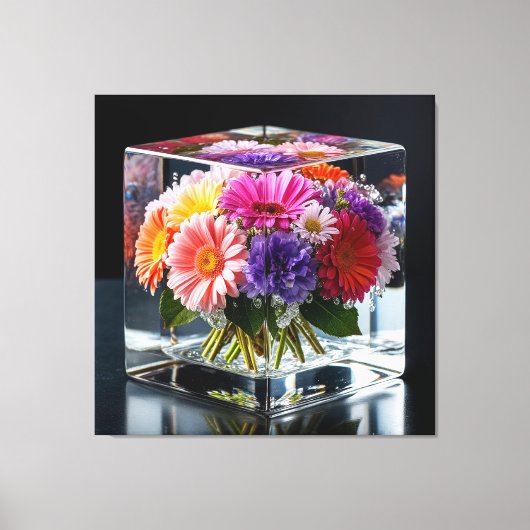 Toile Disposition Floral Vibrant (Recto)