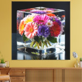Toile Disposition Floral Vibrant (Insitu(Salon))