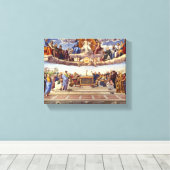 Toile Disputation du Saint Sacrement par Raphael (Insitu (Plancher de Bois))