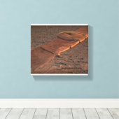 Toile Disque ailé de retour Anunnaki (Insitu (Plancher de Bois))