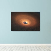 Toile Disque D'Étoiles De Matériel Dusty (Insitu (Plancher de Bois))