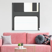 Toile Disques de disquettes (Insitu(Salon))