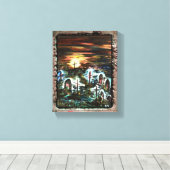 Toile Distant Light (Insitu (Plancher de Bois))