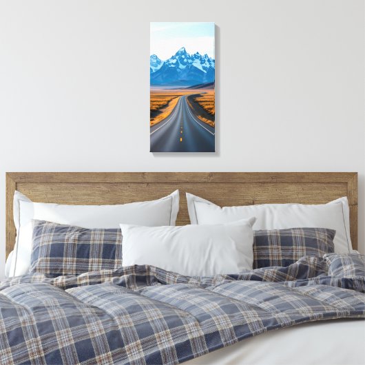 Toile Distant Mountain Peaks (Insitu(Chambre))