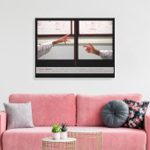 Toile Distort Symétrie Fausse Symétrie Canvas (Insitu(Salon))