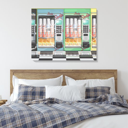 Toile Distributeur automatique (Insitu(Chambre))