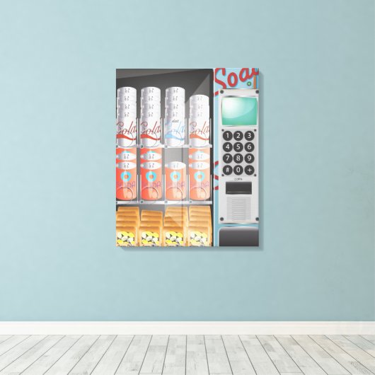 Toile Distributeur automatique (Insitu (Plancher de Bois))