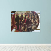 Toile Distribution des drapeaux, 14 juillet 1880 (Insitu (Plancher de Bois))