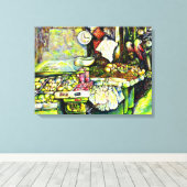 Toile Dit pour impliquer toute l'idée (Insitu (Plancher de Bois))