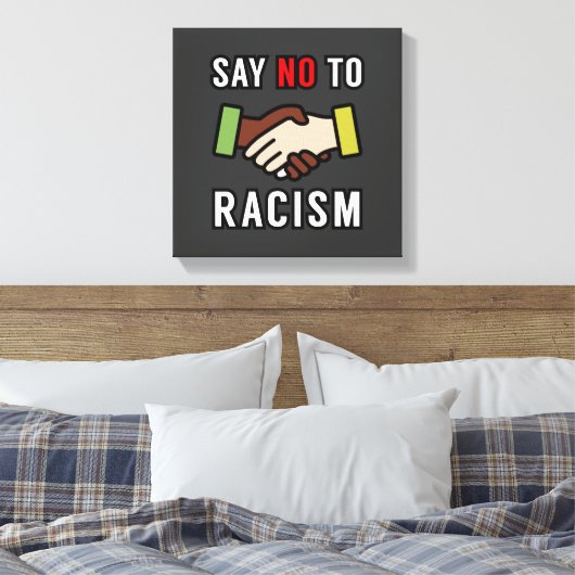 Toile Dites Non Au Racisme (Insitu(Chambre))