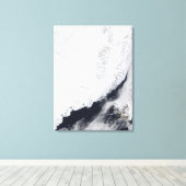 Toile Divers types de glace de mer (Insitu (Plancher de Bois))