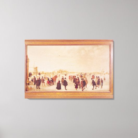 Toile Divertissement sur la glace (Recto)