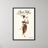 Toile Divin flamant rose (Recto)