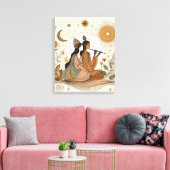 Toile Divine & Belle Radha Krishna Canvas Art Mur (Insitu(Salon))