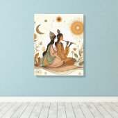 Toile Divine & Belle Radha Krishna Canvas Art Mur (Insitu (Plancher de Bois))
