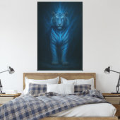 Toile Divine Blue Lightning White Tiger – Celestial Stor (Insitu(Chambre))