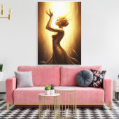 Toile Divine Golden Goddess Canvas Art (Insitu(Salon))