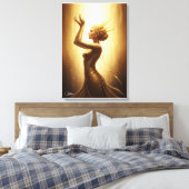 Toile Divine Golden Goddess Canvas Art (Insitu(Chambre))