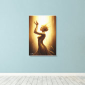 Toile Divine Golden Goddess Canvas Art (Insitu (Plancher de Bois))