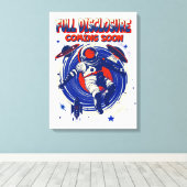 Toile Divulgation complète à venir bientôt | L'astronaut (Insitu (Plancher de Bois))