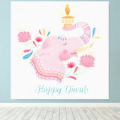 Toile Diwali (Insitu (Plancher de Bois))