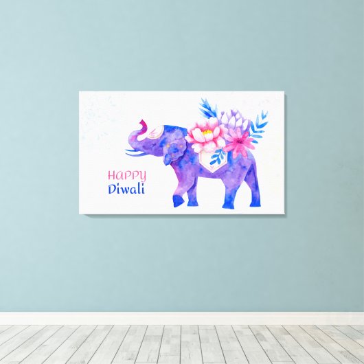 Toile Diwali (Insitu (Plancher de Bois))