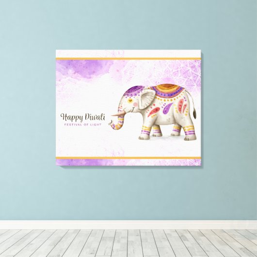 Toile Diwali (Insitu (Plancher de Bois))