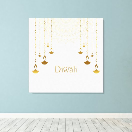 Toile Diwali (Insitu (Plancher de Bois))