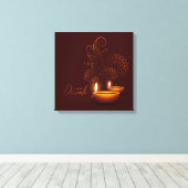 Toile Diwali (Insitu (Plancher de Bois))