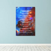 Toile Dix commandements amérindiens (Insitu (Plancher de Bois))