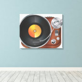 Toile DJ Music Player (Insitu (Plancher de Bois))