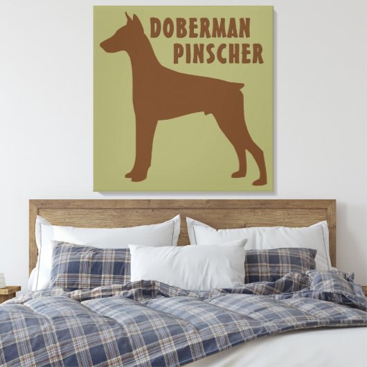Toile Doberman Pinscher (Insitu(Chambre))