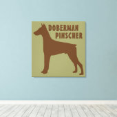 Toile Doberman Pinscher (Insitu (Plancher de Bois))