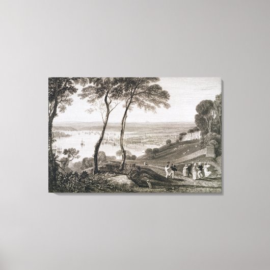 Toile Dock Plymouth du Mont Edgecombe, de Cooke's (Recto)