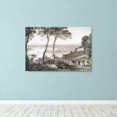 Toile Dock Plymouth du Mont Edgecombe, de Cooke's (Insitu (Plancher de Bois))