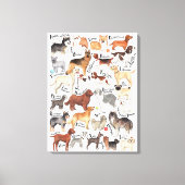 Toile Dog Breeds (Recto)