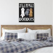 Toile Dog Doodle Maman Cadeaux Papa Labradoodle Doodle (Insitu(Chambre))