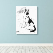 Toile Dog Heaven (Insitu (Plancher de Bois))
