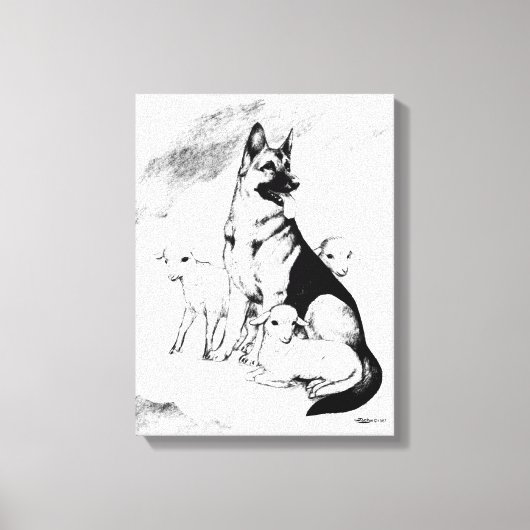 Toile Dog Heaven (Recto)