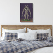 Toile Dogman Cryptid ou Werewolf (Insitu(Chambre))