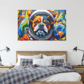TOILE DOGS IN SPACE-12 (Insitu(Chambre))