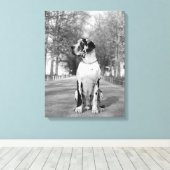 Toile Dogue allemand tacheté (Insitu (Plancher de Bois))