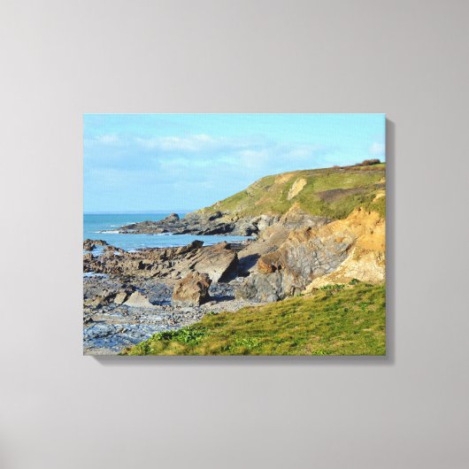 Toile Dollar Cove Cornwall Angleterre Poldark Emplacemen (Recto)